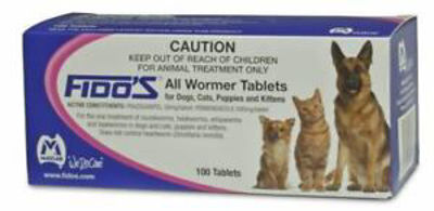 Picture of FIDOS ALLWORMER 10KG DOG/CAT 1 TAB